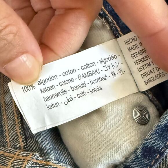 Zara The High Waist Crossover Waist Wide Leg Full Length Jeans 4 - Picture 16 of 16